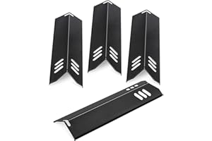 Kalomo 15” Grill Heat Plates for Dyna Glo Grill Replacement Parts Grill Heat Shield Burner Covers Heat Tents BBQ for Dyna-Glo DGF493BNP DGF510SBP, Backyard Grill BY13-101-001-13, Uniflame, BHG Model