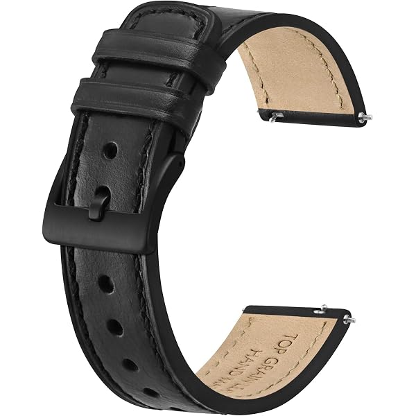 Bracelet De Montre Correa 17mm Noir - Pièce De Rechange Neuve Pour Montre