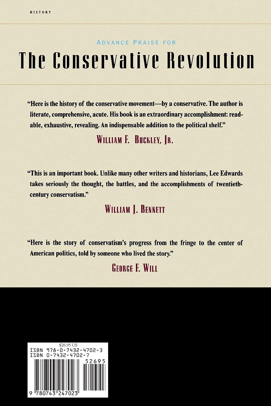 The Conservative Revolution The Movement That Remade America Edwards Lee 9780743247023 Amazon Com Books