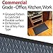 iPrimio One Inch Thick Anti Fatigue Floor Mat for Office, Standing Desk and Kitchen – 36” x 24” Large Size Extra Soft Comfort Mat –Air Soft Ergonomic Cushion - Phthalate Free Material- Grey
