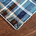 MERRYLIFE Plaid Sherpa Throw Blanket for Couch | Ultra-Plush Decorative Soft Colorful | Plush Travel Chair Blanket Throws(60