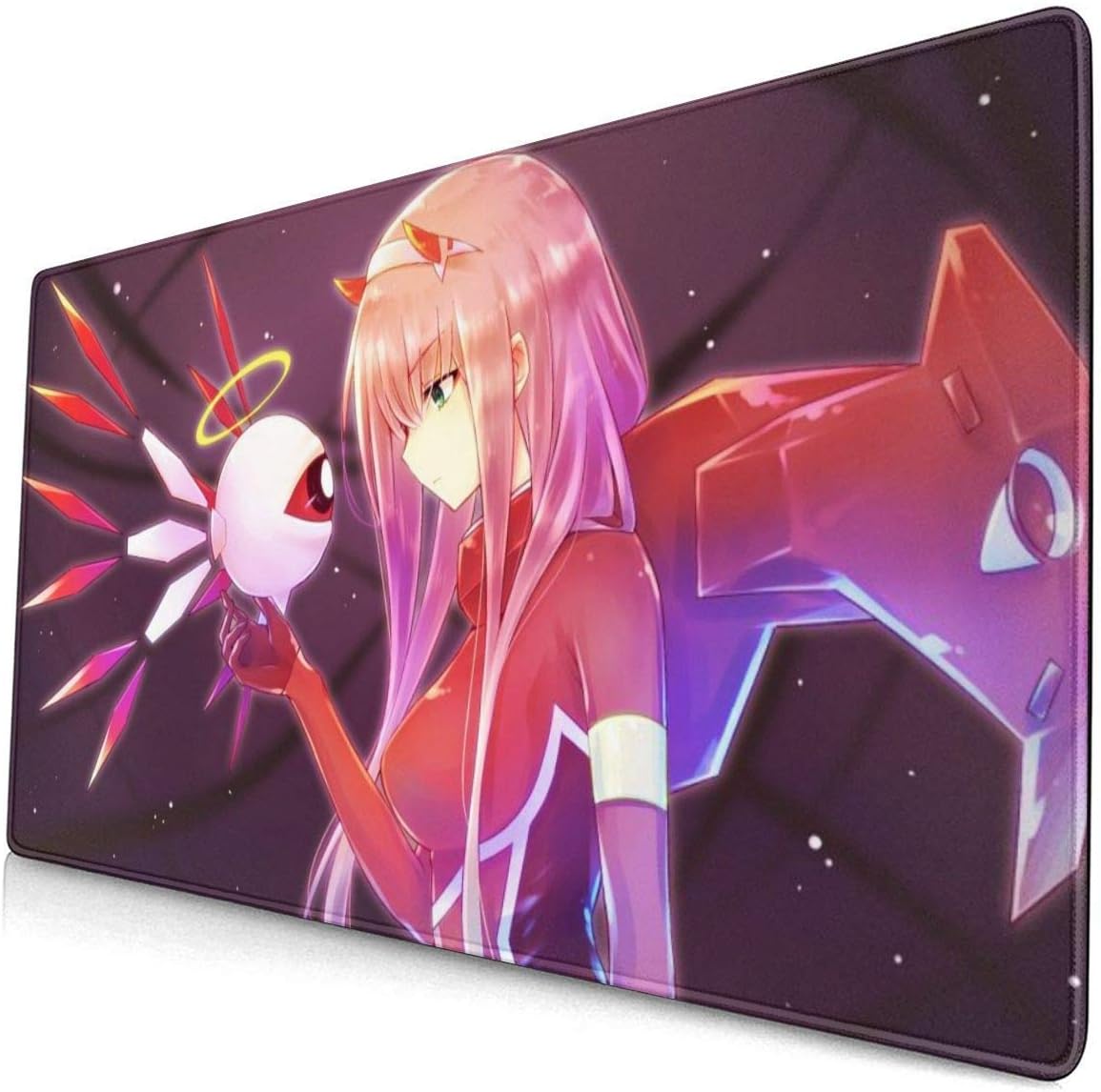 Darling in The FRANXX Large Mouse Pad Computer Game Pad 15.8 X 29.5 Inch Non-Slip Rubber Stitching Lock Mouse Pad Desktop Mouse Pad for Office/Home, Laptop, Long Mouse Pad
