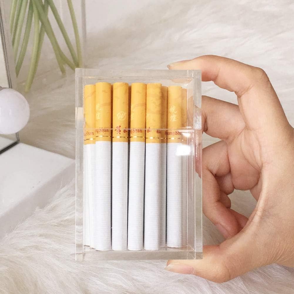 Cigarette Case Acrylic Transparent Cigarette Display Box Sturdy