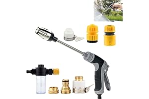 Aquoxis Pressure Washer – 15x More Powerful Than Hoses, 360° Rotating & Three Spray Modes, Easy Installation, Universal Compa
