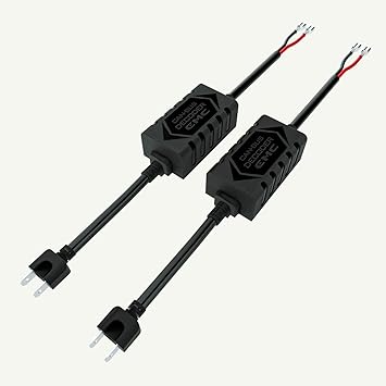 hikari pair led conversion kit headlight canbus error free anti flickering resistor decoder h7