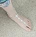 Suyi 2Pcs Elastic Pearl Anklets for Womens Girl Wedding Beach Anklets Starfish Barefoot Sandals Ankle Chains with Toe Ring Starfish2