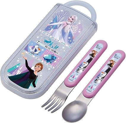 Amazon Co Jp スケーター 子供用 スプーン フォークセット アナと雪の女王 21 ディズニー 13cm Cc2日本製 ホーム キッチン
