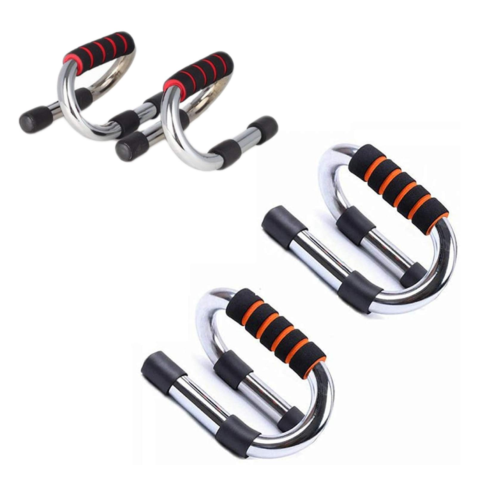 FFitness Push Up Stands Unisex Adult Orange Unique