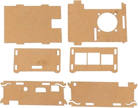 Caja acrílica para Raspberry Pi 3B +, 3B, 2B + para Raspberry Pi 3 Modelo B con un puerto de cableado y una hebilla