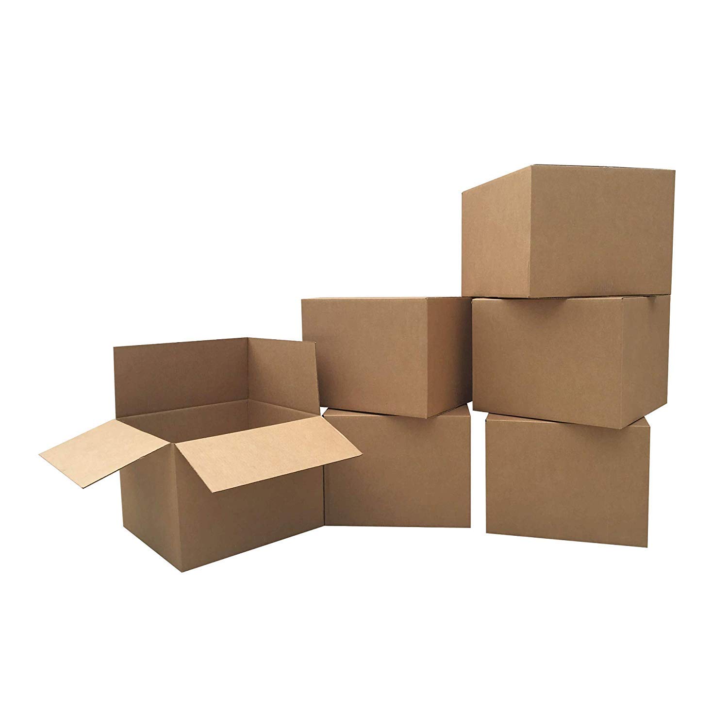 Pantryware Essentials 5 Medium Moving Boxes 20x14x10 Packing Cardboard Boxes- Bundle of 5 Boxes