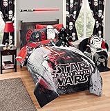 Disney Star Wars 5 Piece Kids Bed in a Bag Full Bedding Set - Reversible Comforter, Sheets & Pillow Cases