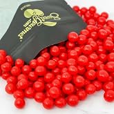 SweetGourmet Sweet and Sour Cherry Balls, Chewy Gummy Candy, Gluten-Free, Fat-Free, 2 Pound Bulk Bag