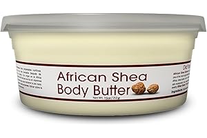 Okay Pure Naturals White Shea Butter for Hair and Skin - Raw African Shea Butter for Women and Men, Daily Moisturizer for Face and Body, Helps with Stretch Marks, Soothes Dry Skin - 7.5 Oz Jar