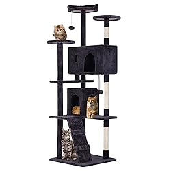 FDW Cat Tree 70in Cat Tower Multi-Level Durable Cat