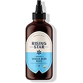 Rising Star Organic Vanilla Bean Paste, 8 oz (1 Ct) – Organic Madagascar Bourbon Bean Paste for Baking & Desserts, Non-GMO, V