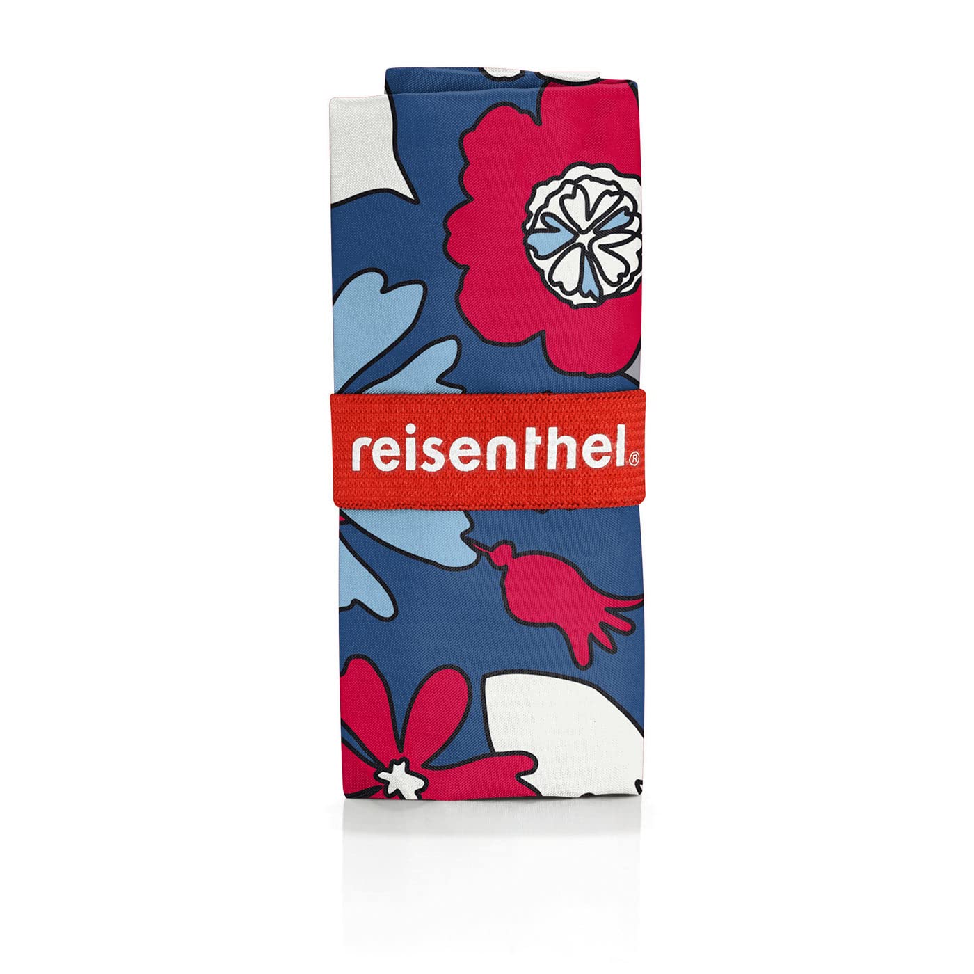 Reisenthel Mini maxi shopper - foldable shopping bag with attractive design - water-repellent, Florist Indigo, Mini Maxi Plus, Modern