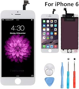 New Sign iPhone 6 4.7 Inch Screen Replacement LCD Digitizer Full Assembly Kit (iPhone 6 White)