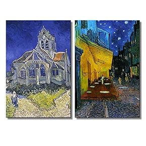 Cafe Terrace at Night The Church at Auvers...