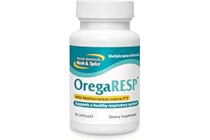 NORTH AMERICAN HERB & SPICE OregaRESP - 30 Capsules - Multiple Spice Oil Formula with Wild Mediterranean Source P73 Oregano - Healthy Respiratory System Support - Non-GMO - 30 Servings