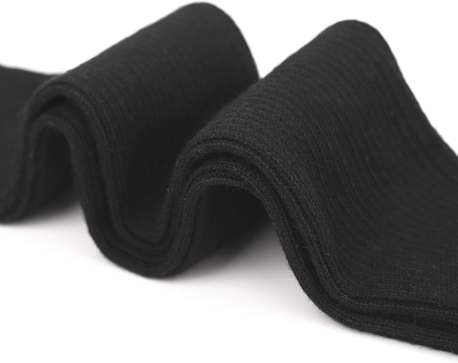 Flammi Women's Knit Arm Warmer Gloves Warm Cashmere Long Fingerless Mittens with Thumb Hole (Black) at  Women’s Clothing store