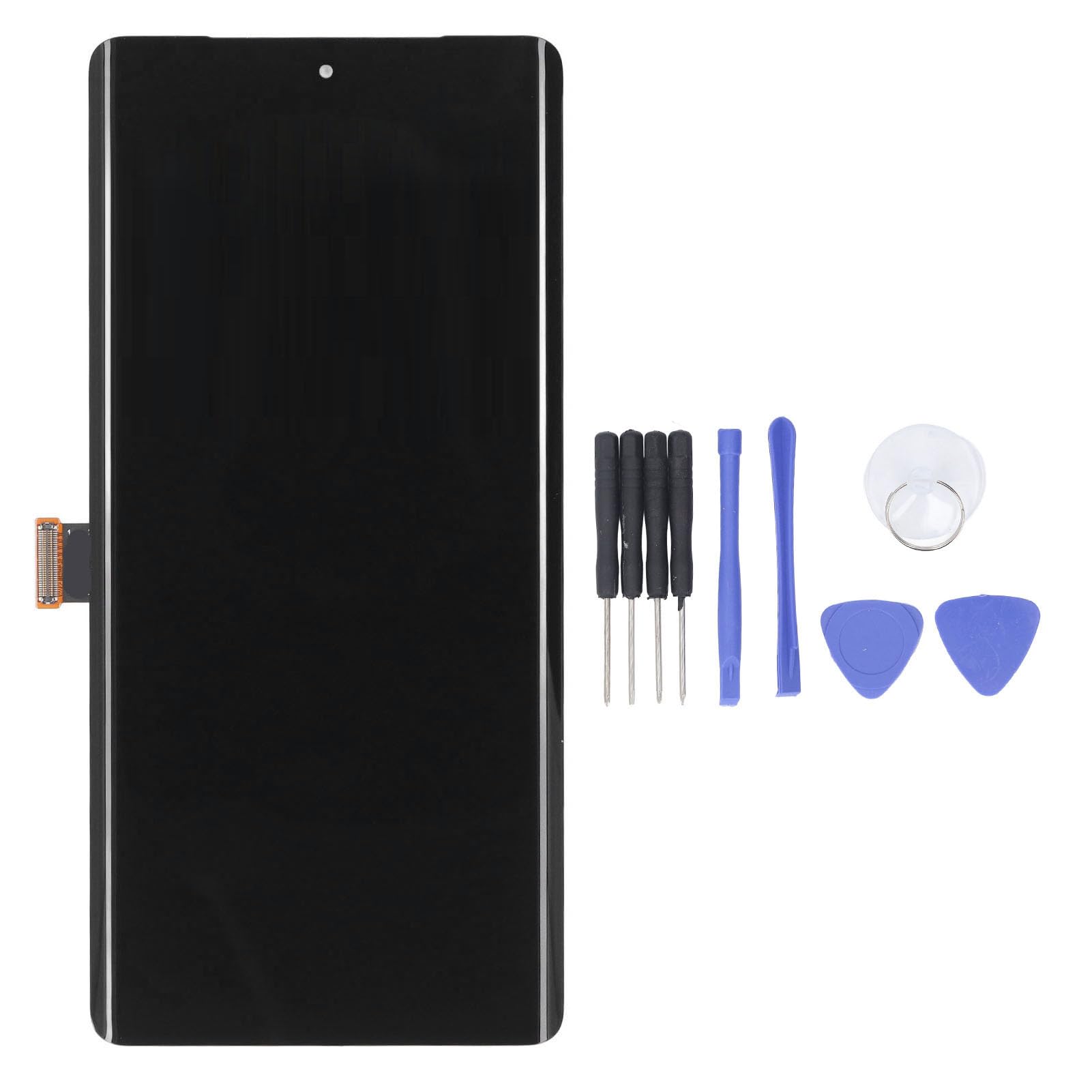 Photo 1 of Screen Replacement for Pixel 7 Pro, LCD Display Touch Digitizer Assembly, Digitizer Full Assembly with Fingerprint & Repair Tools Kit, LCD Screen Replacement