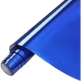 Tintnut Royal Blue Metallic HTV Vinyl Roll- 12" x 6ft Heat Transfer Vinyl Foil Holographic Iron On Vinyl for T-Shirts DIY Compatible with Cricut or Silhoutte Cameo