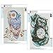 2 Pack 5D Diamond Painting DIY Rhinestone Embroidery Full Round Drill Diamond Painting Set Full Drill Kit Cross Stitch Painting for Living Room by Standie (30 x 40 cm Black Cat & Owl)