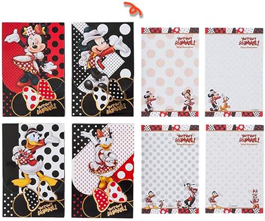 Amazon Co Jp ベリーベリーミニー グッズ メモ 4個セット ミニー ミッキー ドナルド デイジー 他 ディズニー ミニーマウス Veryvery Minnie ディズニーランド 限定 おもちゃ