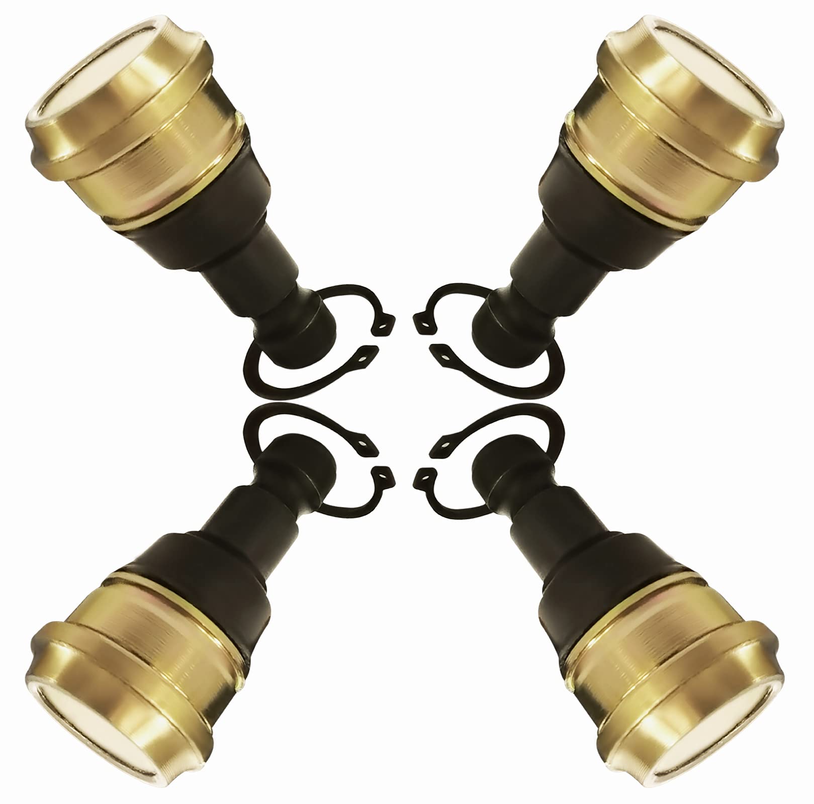 7061220 Rótula delantera superior e inferior compatible con Polaris RZR 570 800 900 todos los modelos Ranger Sportsman Scrambler reemplaza 7061220 7061187 7081505 7081580 7081666 7081924 42-1037 (paquete de 4)