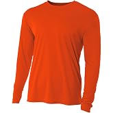                          A4 Men's Cooling Performance Crew Long Sleeve Tee                        