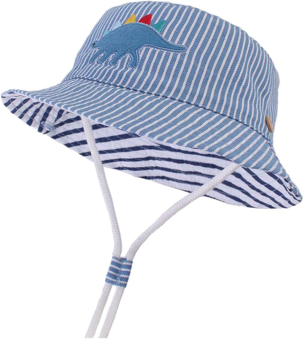 baby bucket hat with chin strap