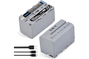 NP-F750 Battery 2 Pack 5800mAh Replacement Rechargeable Battery for F970 F960 F950 F770 F750 F330 F550 F570, Compatible with 