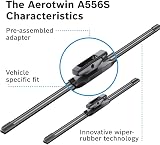 Bosch Aerotwin A556S Front Wiper Blades 600/400 mm Right-Hand Drive UK view 6