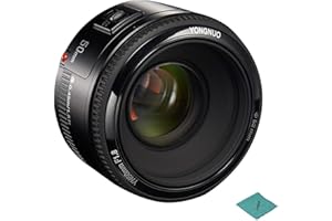 YONGNUO YN50mm F1.8 Standard Prime Lens Large Aperture Auto Focus Lens Compatible with Canon EF Mount Rebel DSLR Camera (CXK5648617516965WD)