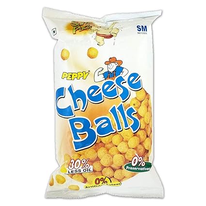 Peppy Cheese Balls, 75g