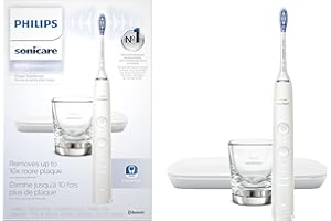 Philips Sonicare Diamond Clean 9000 Rechargeable Electric Toothbrush, White, Hx9911/76, 1 Count