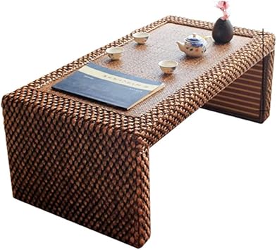 Gartenmobel Zubehor Kleiner Tisch Rechteck Rattantisch Balkon Teetisch Tatami Niedriger Tisch Arbeitszimmer Computertisch Handgemacht Tische Color Round Stool Size 60 45 30cm Amazon De Kuche Haushalt