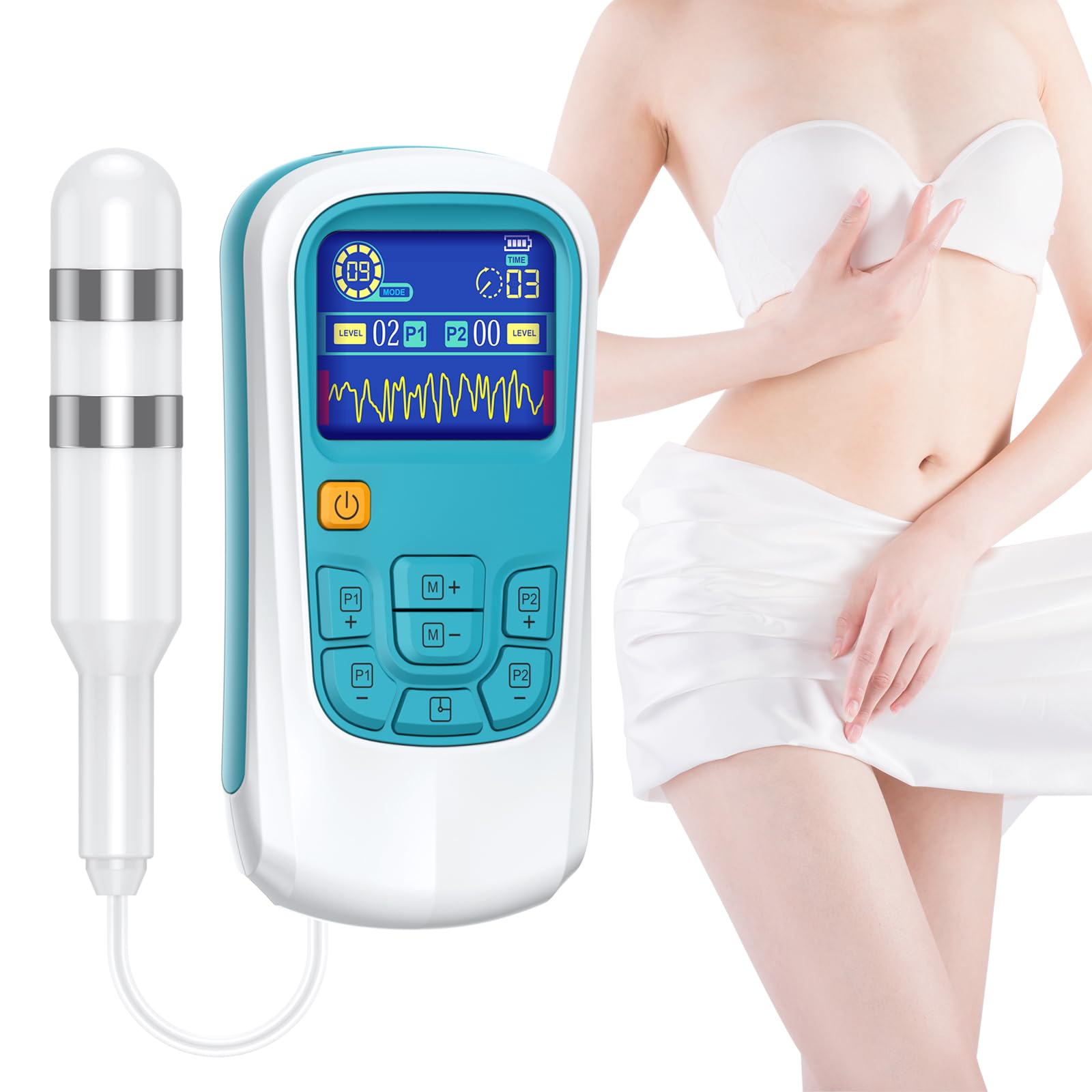 Photo 1 of Kegel Exercise Products for Women Incontinence Stimulator, Pelvic Floor Strengthening Device Women, Incontinence Treatment Device (Blue)