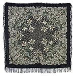 Pavlovoposadskiy Platok Women's Russian Wool Shawl With Wool Fringes Pavlovoposadskiy Platok Women's Russian Wool Shawl With Wool Fringes