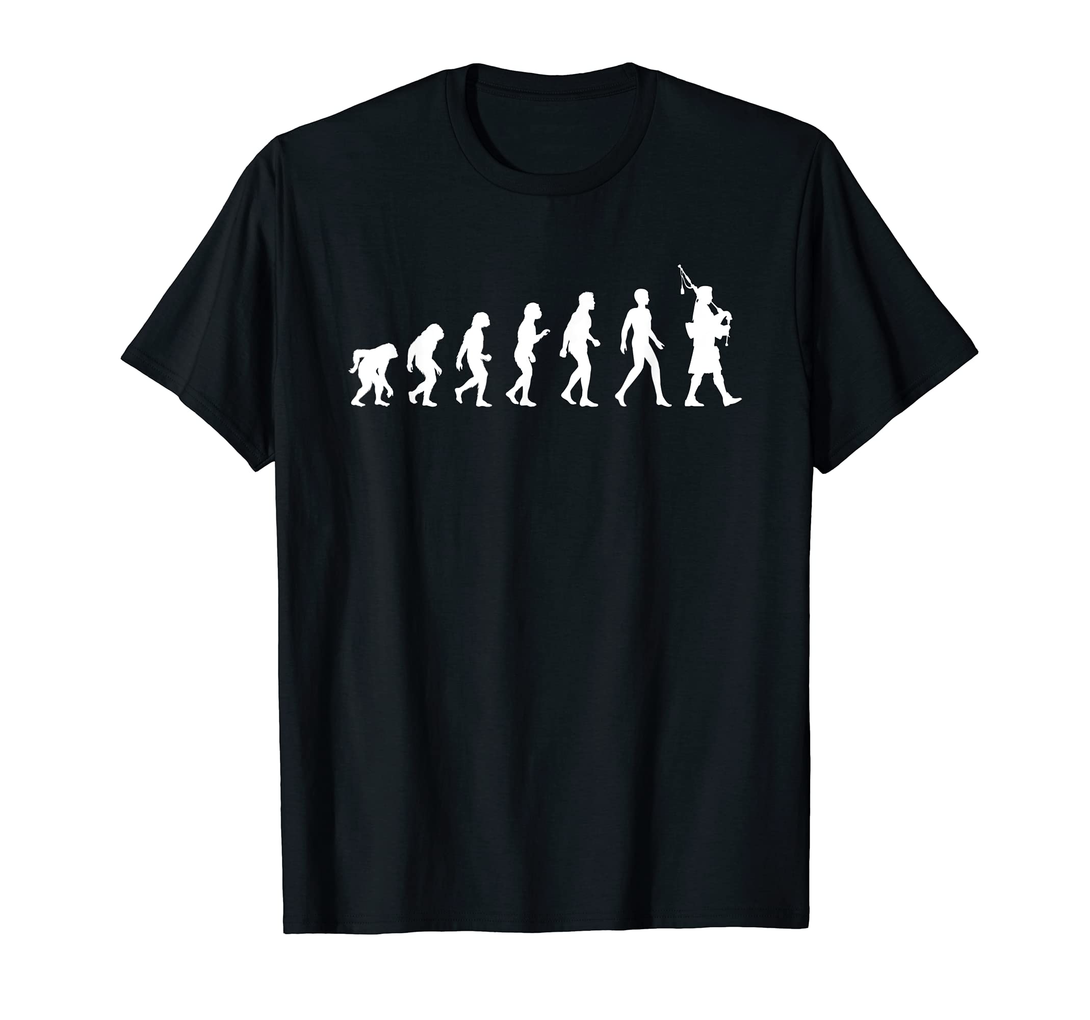 Piping evolution funny bagpiper bagpipe bagpipes player T-Shirt
