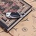 FunnyDay Black Mini Folding Knife Outdoor Camping Survival Ebony Handle Keychain Pocket