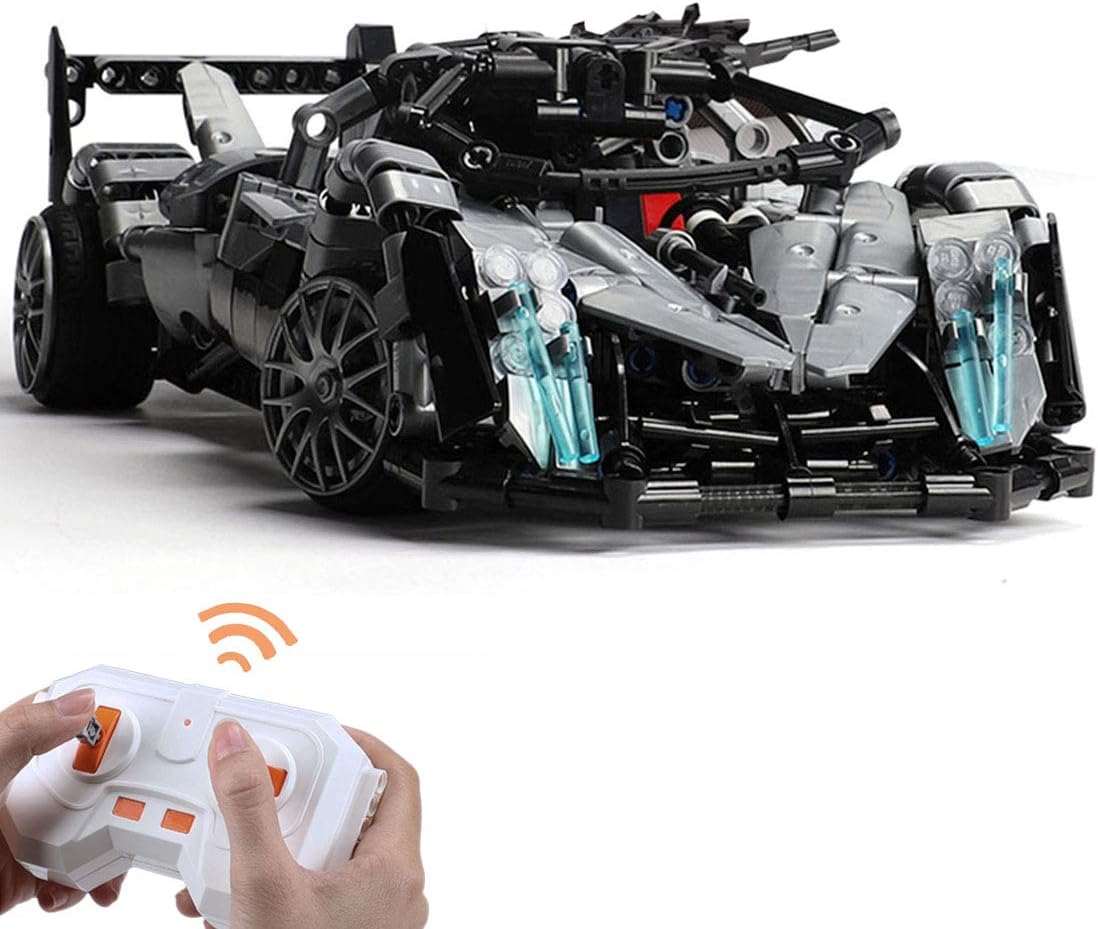 Tosbess Technic Racing Car Building Set, 2.4Ghz RC Car Vehicle Model ,Building Block Compatible with LEGO, Gift for Adults and Children,990PCS