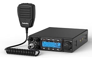 Radioddity QT80 10 Meter Radio, 80W High Power Amateur Ham Radio, SSB/AM/FM/PA Mobile Transceiver with RX & TX Noise Reduction, CTCSS/DCS, ASQ, SWR High Alert