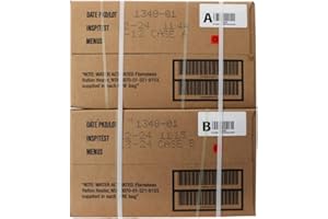 LEEVAX Wornick Sopacko, Ameriqual MRE Meals Ready to Eat Inspection 2025, 2026 or Better, Emergency Food Supply, Survival Camping Outdoor 12 Pack(A & B Case Bundle, 2, Count)