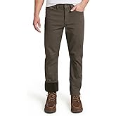 Weatherproof Vintage Fleece Lined Pants Men's - Regular Fit | Soft & Warm, Cold Weather Insulated Canvas Winter Pants for Men