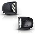 Asgohme LED License Plate Lights Rear Bumper Tag Lamp Assembly Replacement Compatible with Cadillac Escalade Chevy Silverado 1500 2500 3500 Tahoe GMC Sierra 1500 2500 3500 Yukon XL, Pack of 2
