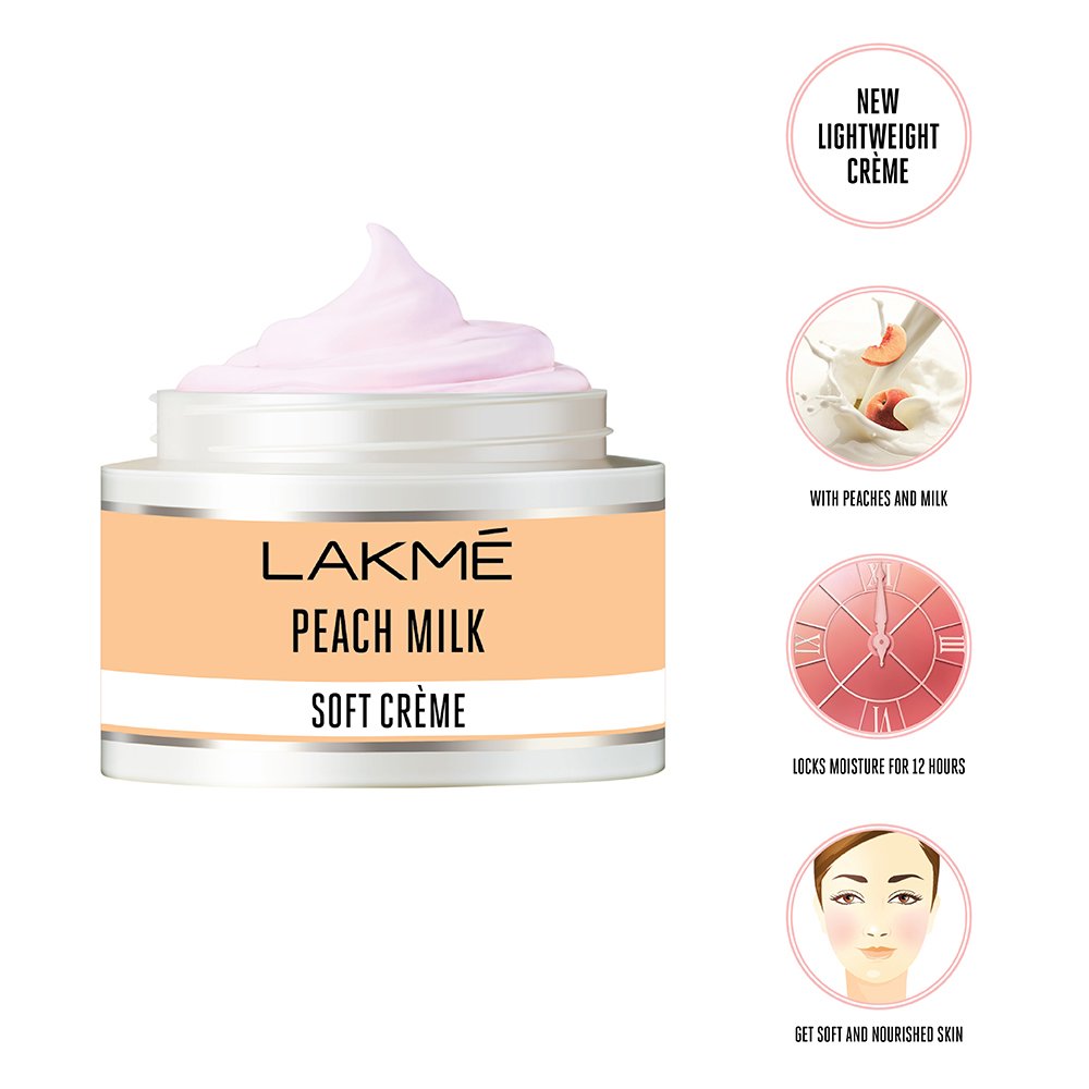 Lakme Peach Milk Soft Creme Moisturizer, 65 g Rs 99 At Amazon Delsheaven
