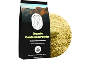 Tribal Trail Organic Cardamom Ground | 4.02 oz | USDA Organic & Non-GMO | Ethically Sourced Spices from South India | Recyclable Kraft Bags | Best for Tea, Coffee & Baked Goods