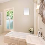 YEAKE 8-Inch Table Desk Vanity Mirror Portable Folding 90° Stand White view 6