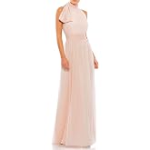 Mac Duggal 55035 Sleeveless Dress for Prom - Classy Halter Dress for Women